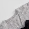 Bow Knot V-neck Cardigan Sweater Lace Up Irregular Slip Dress Two Pieces - Modakawa modakawa