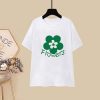 Puff Sleeve Lapel T-Shirt Floral Print Skirt Two Pieces Set - Modakawa modakawa
